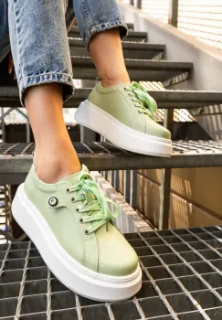 Pantofi Casual Nuandre Verzi 2 imagine