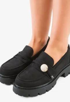 Pantofi Casual Nuritona Negri 2 imagine