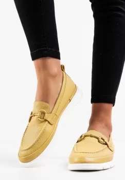 Pantofi Casual Olhan Galbeni imagine