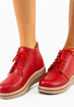Pantofi Casual Palerma Rosii imagine