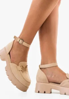 Pantofi Casual Polly Bej imagine