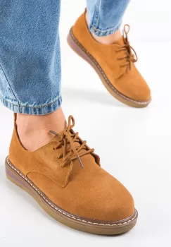 Pantofi Casual Romena Camel imagine