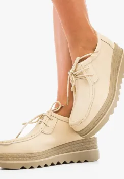 Pantofi Casual Sag Bej 3 imagine