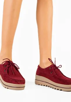 Pantofi Casual Sagrio Grena imagine