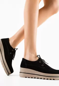 Pantofi Casual Sagrio Negri imagine
