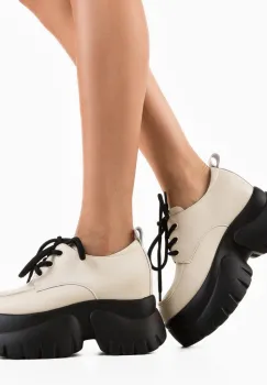 Pantofi casual Sajna Bej imagine