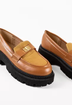 Pantofi Casual Salma Camel imagine