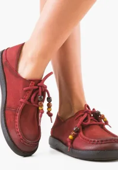 Pantofi Casual Salvor Rosii imagine