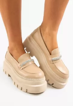 Pantofi Casual Skenara Bej imagine