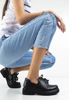 Pantofi Casual Smeco Negri imagine