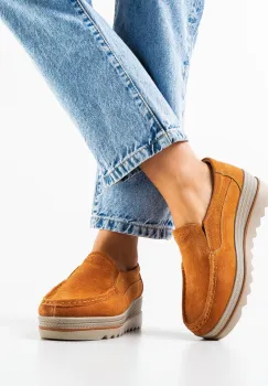 Pantofi Casual Smirno Camel imagine