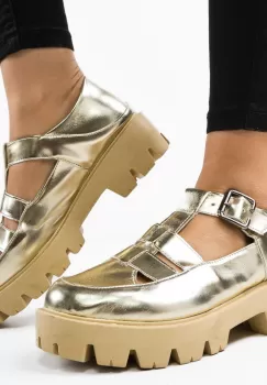 Pantofi Casual Teoritzi Aurii imagine