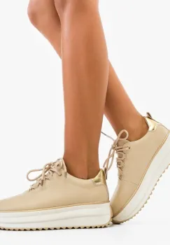 Pantofi Casual Tetyk Bej imagine