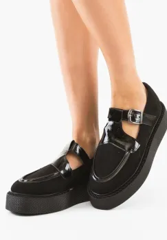 Pantofi Casual Teylar Negri imagine