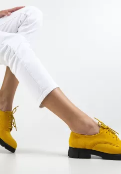 Pantofi Casual Tobi Galbeni imagine