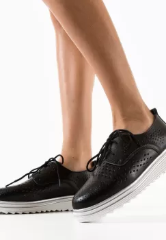Pantofi Casual Tone Negri 2 imagine