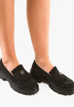 Pantofi Casual Trevy Negri 3 imagine