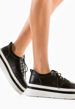 Pantofi Casual Varlas Negri imagine