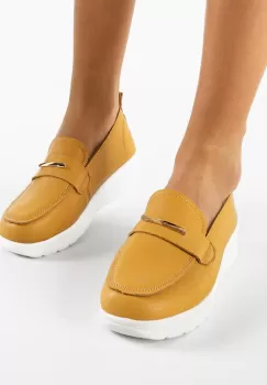 Pantofi Casual Vefra Galbeni imagine