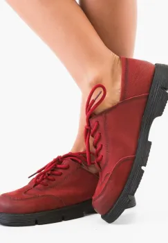 Pantofi Casual Verna Rosii imagine