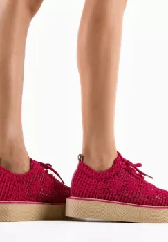 Pantofi Casual Ystory Fuchsia imagine