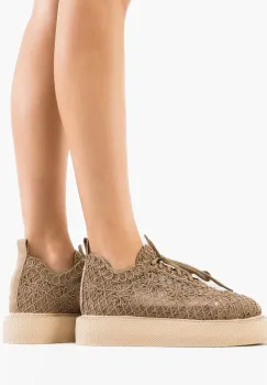 Pantofi Casual Ystory Khaki imagine