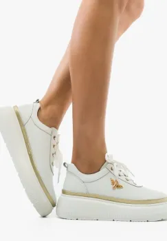 Pantofi Casual Zumzy Albi imagine