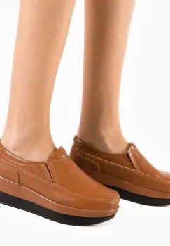 Pantofi Casul Freeman Camel 2 imagine