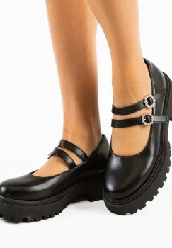 Pantofi casusal Snokers Negri 3 imagine