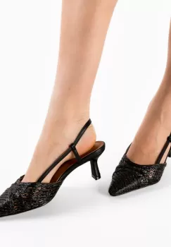 Pantofi cu toc Alexandrit Negri imagine