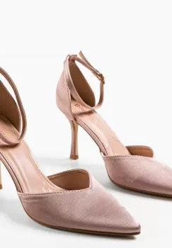 Pantofi cu toc Cafelini Bej imagine