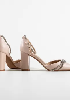 Pantofi cu toc Cenat Bej imagine