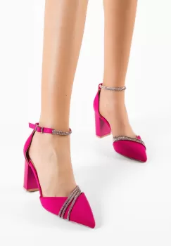Pantofi cu toc Congo Fuchsia imagine