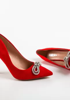Pantofi cu toc Crule Rosii imagine