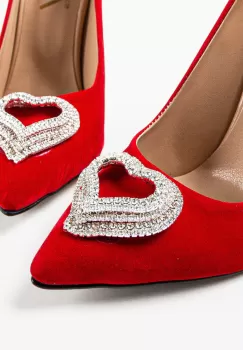 Pantofi cu toc Darino Rosii imagine