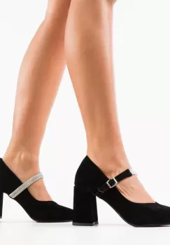 Pantofi cu toc Gernyb Negri imagine