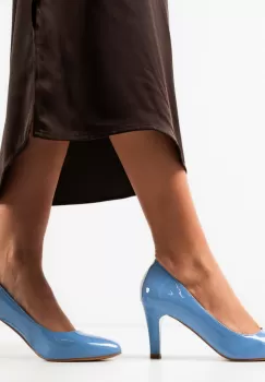 Pantofi cu toc Hugo Albastri imagine