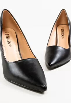Pantofi cu toc Kerkei Negri imagine