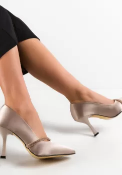 Pantofi cu toc Kimol Bej imagine