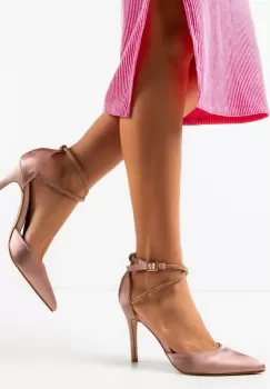 Pantofi cu toc Lakaz Bej imagine