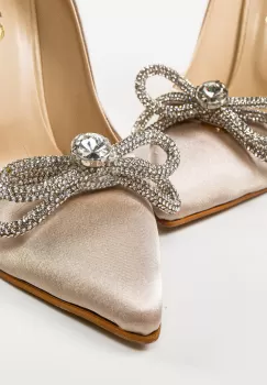 Pantofi cu toc Lelery Bej imagine