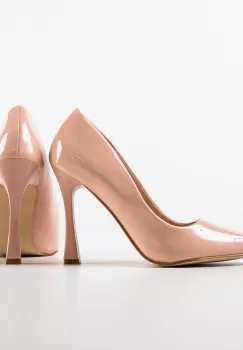 Pantofi cu toc Lindo Bej imagine