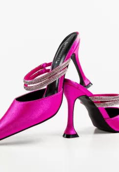 Pantofi cu toc Manyla Fuchsia imagine