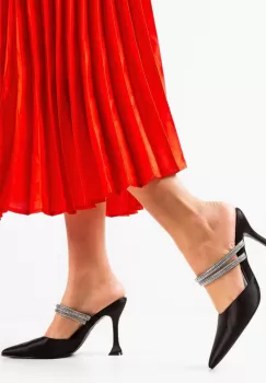 Pantofi cu toc Manyla Negri imagine