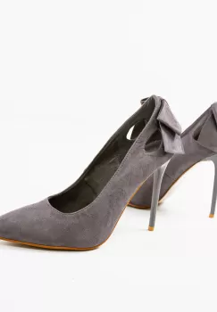 Pantofi cu toc Pastyc Gri imagine