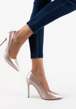 Pantofi cu toc Silica Roz imagine