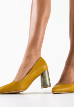 Pantofi cu toc Tuka Galbeni imagine