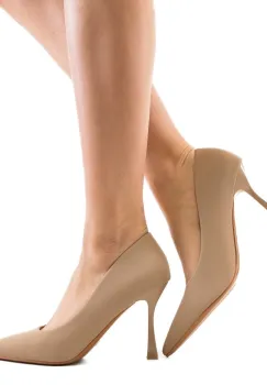 Pantofi cu toc Ucaz Bej imagine