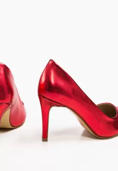 Pantofi cu toc Weps Rosii 2 imagine