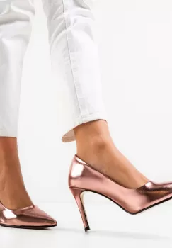 Pantofi cu toc Weps Roz imagine